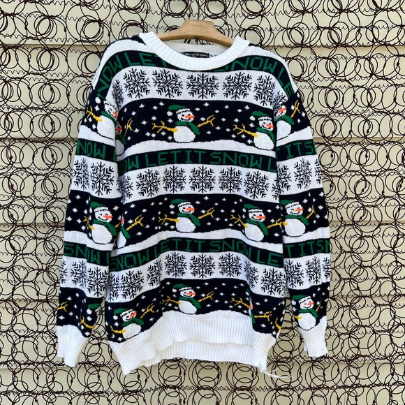 Let It Snow Walmart Christmas Jumpers No Boundaries Juniors